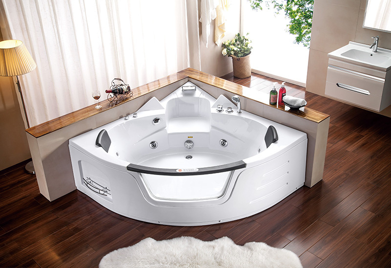 A050 157cm Fürdőszoba Jacuzzi Sarok pezsgőfürdőkád