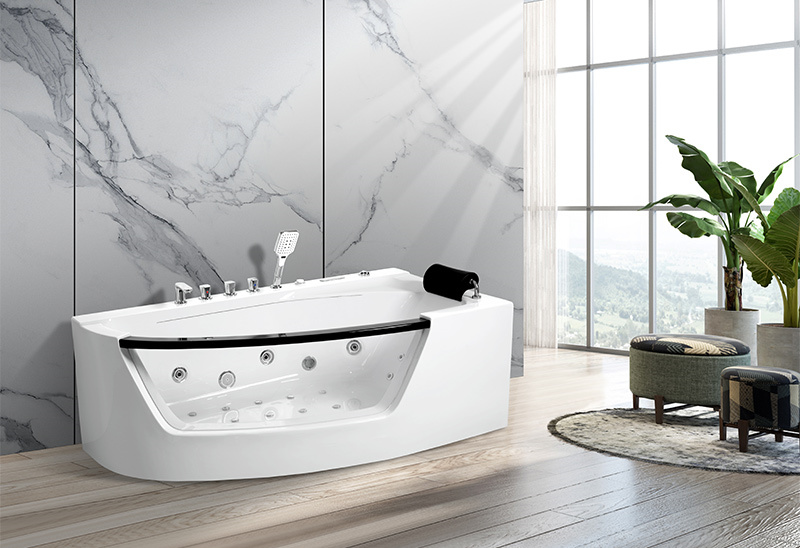 A076 170cm 1 személyes Jacuzzi Whirlpool masszázs kád